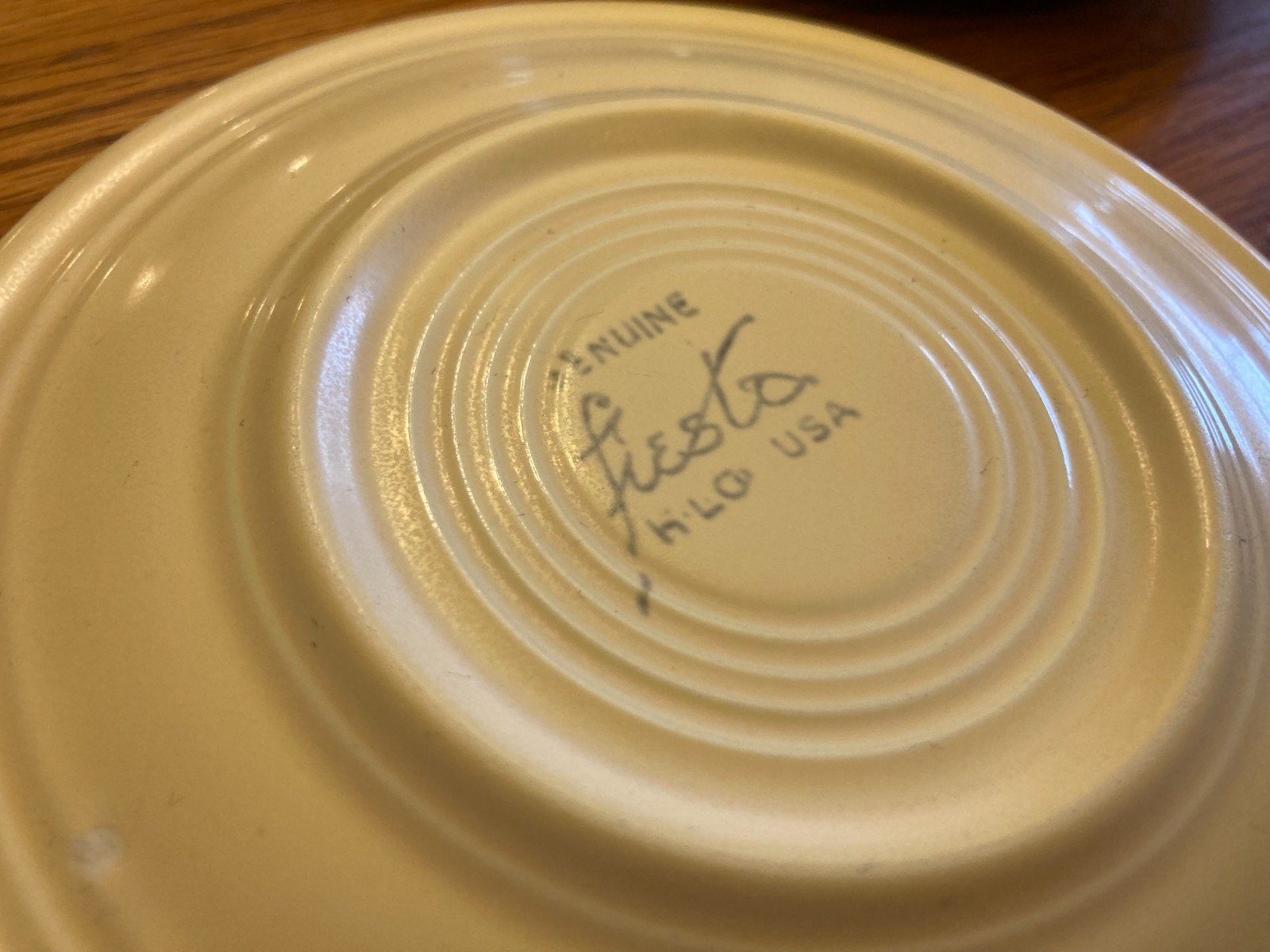 Vintage Fiesta Set of six 6″ bread plates in all 6 original colors (1936-69)