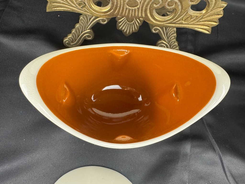 1950s Taylor Smith Autumn Harvest Ever Yours Wheat-Platter, Sugar & Creamer-3pcs