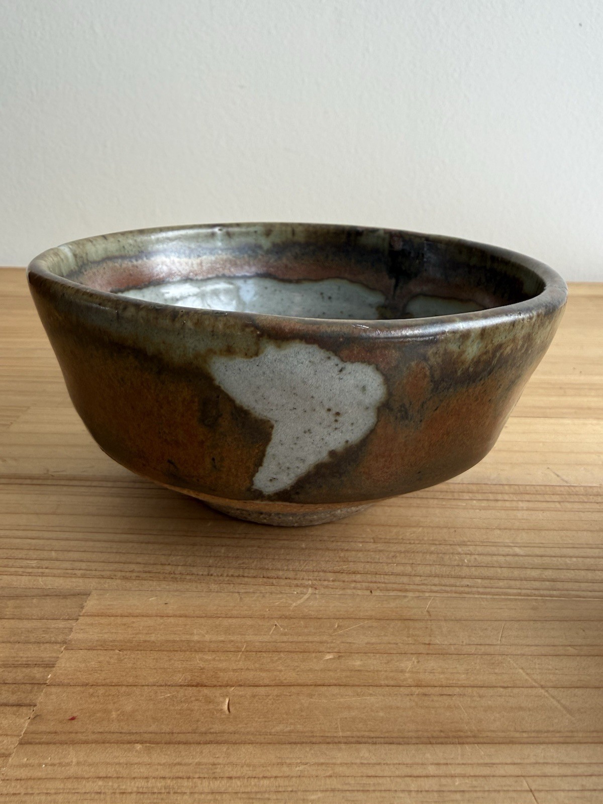 Vintage Pottery Ceramic Bowl w/ Makers Mark Matcha Tea Bowl Home Decor