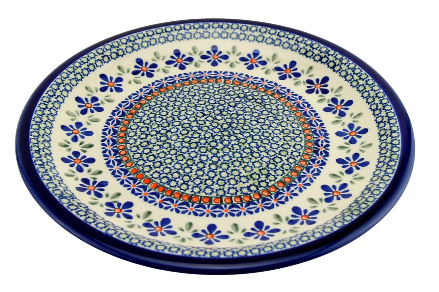 Polish Pottery Dinner Plate 10.75″ Zaklady Boleslawiec