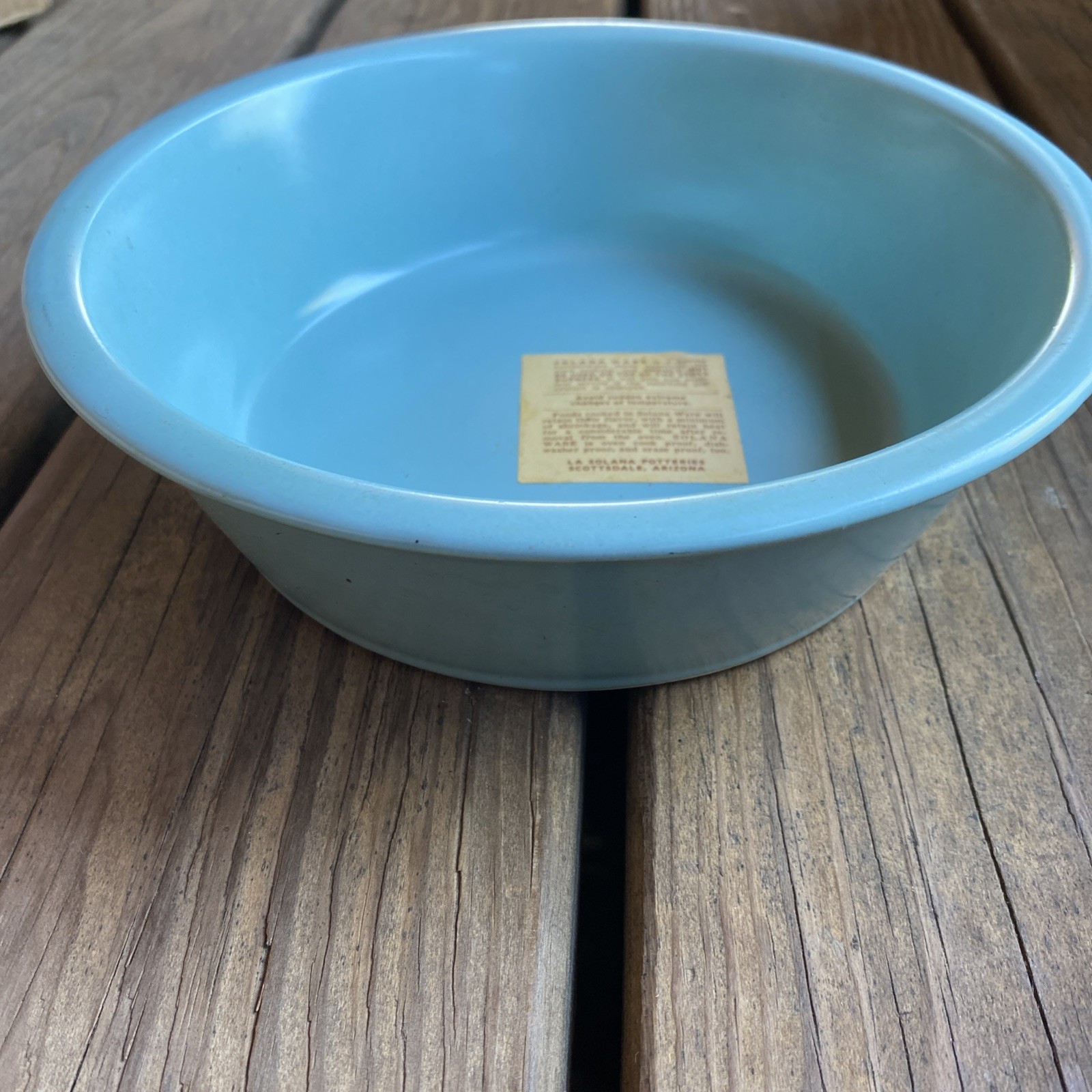 La Solana Turquoise 8 1/2” Blue Bowl ONLY, NO LID