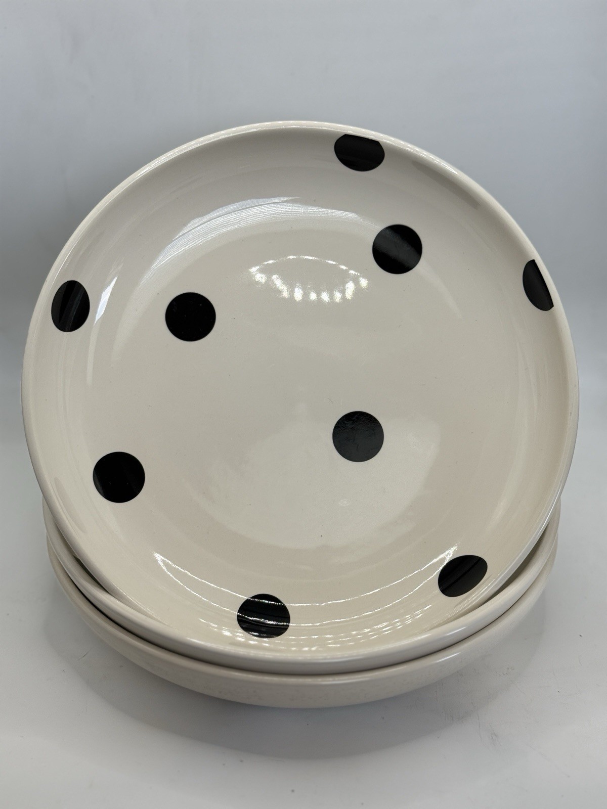 Kate Spade New York Deco Dot Salad/Pasta bowls Set Of 3