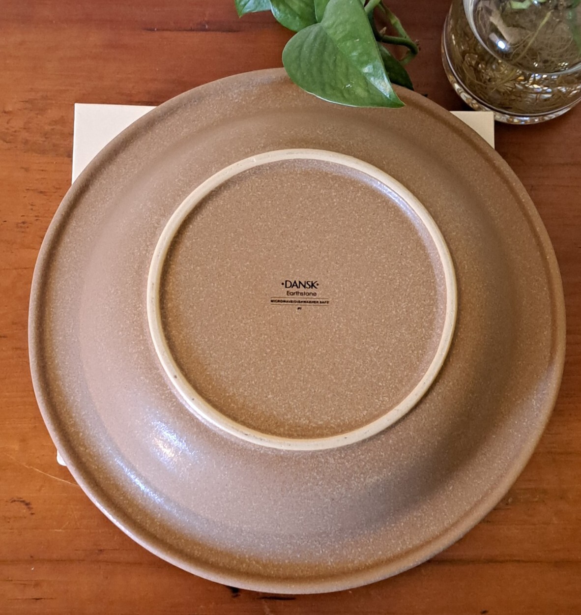 Dansk EARTHSTONE Sand Beige Bowl 12.5″ Stoneware Serving Salad Scandi Rustic