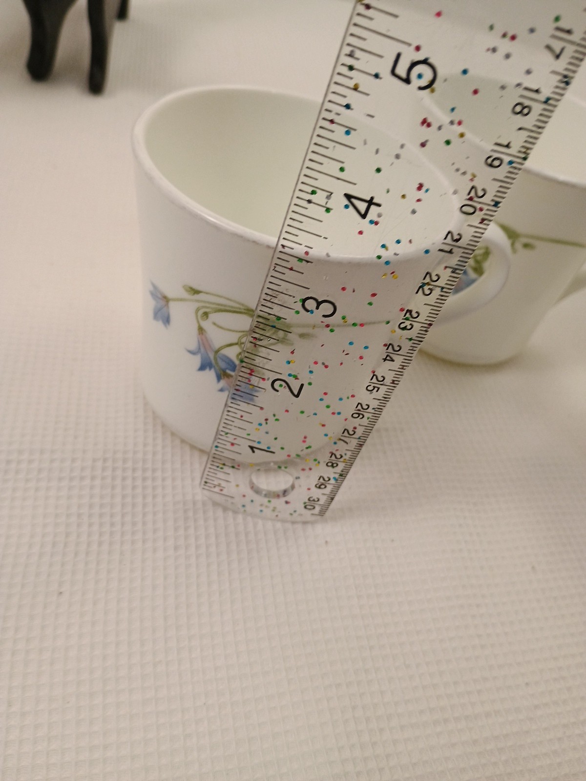 Corningware #27 Blue Dusk Bluebell Coffee Tea Cups SET of 3 cups