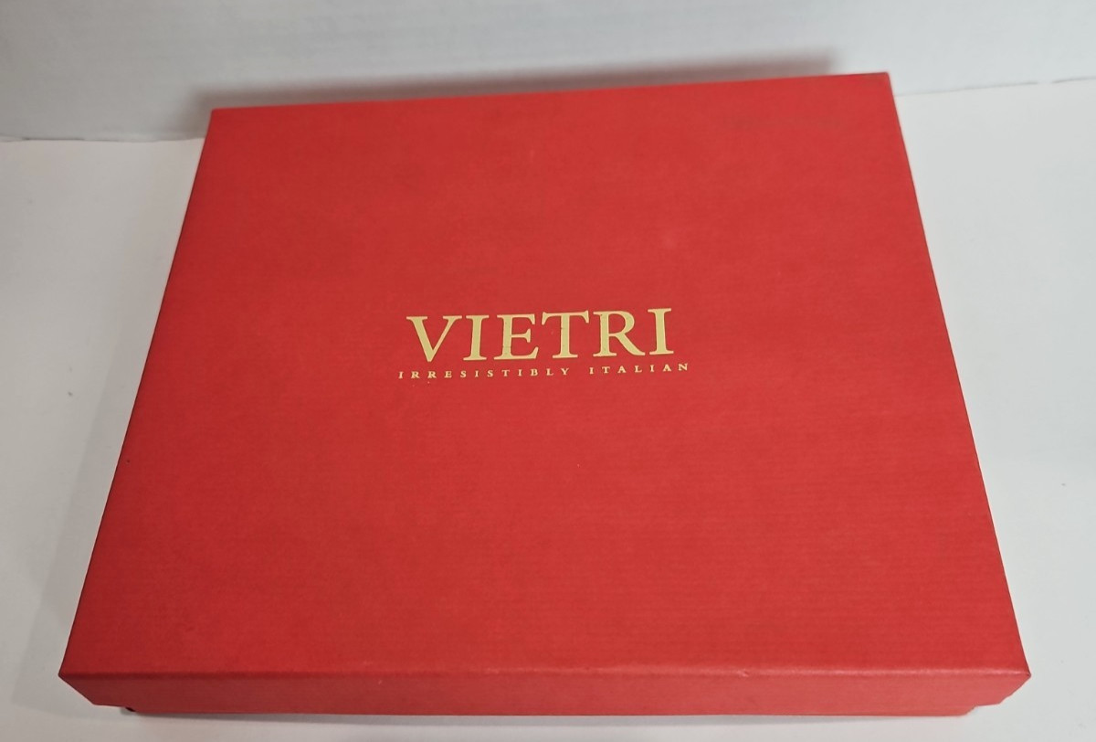 Vietri Old St Nick Small Rectangular 8.5″ x 5.5″ Plate/Tray Osn-7818 ITALY