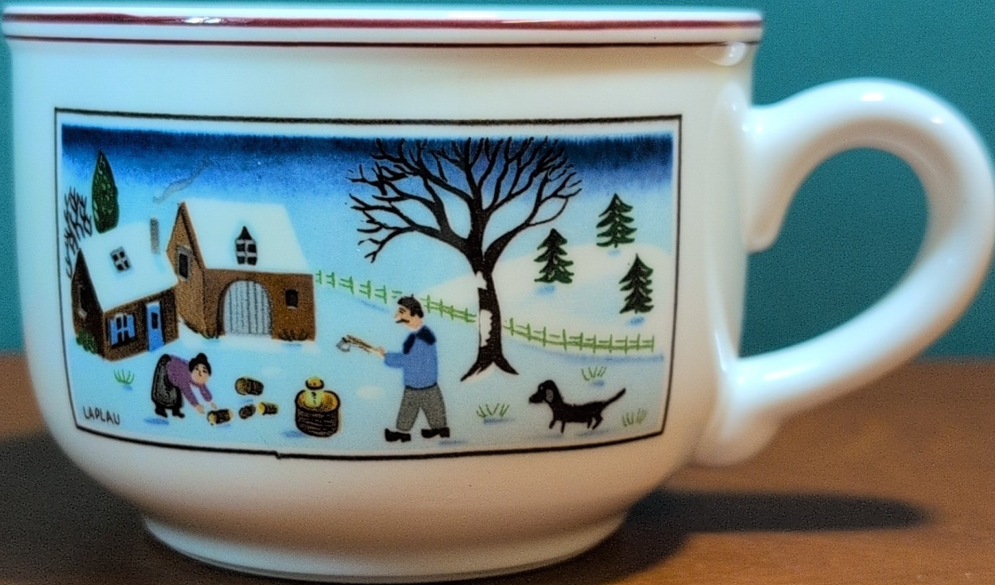 Villeroy & Boch Naif Christmas Porcelain Mug Luxembourg Dishwasher Safe