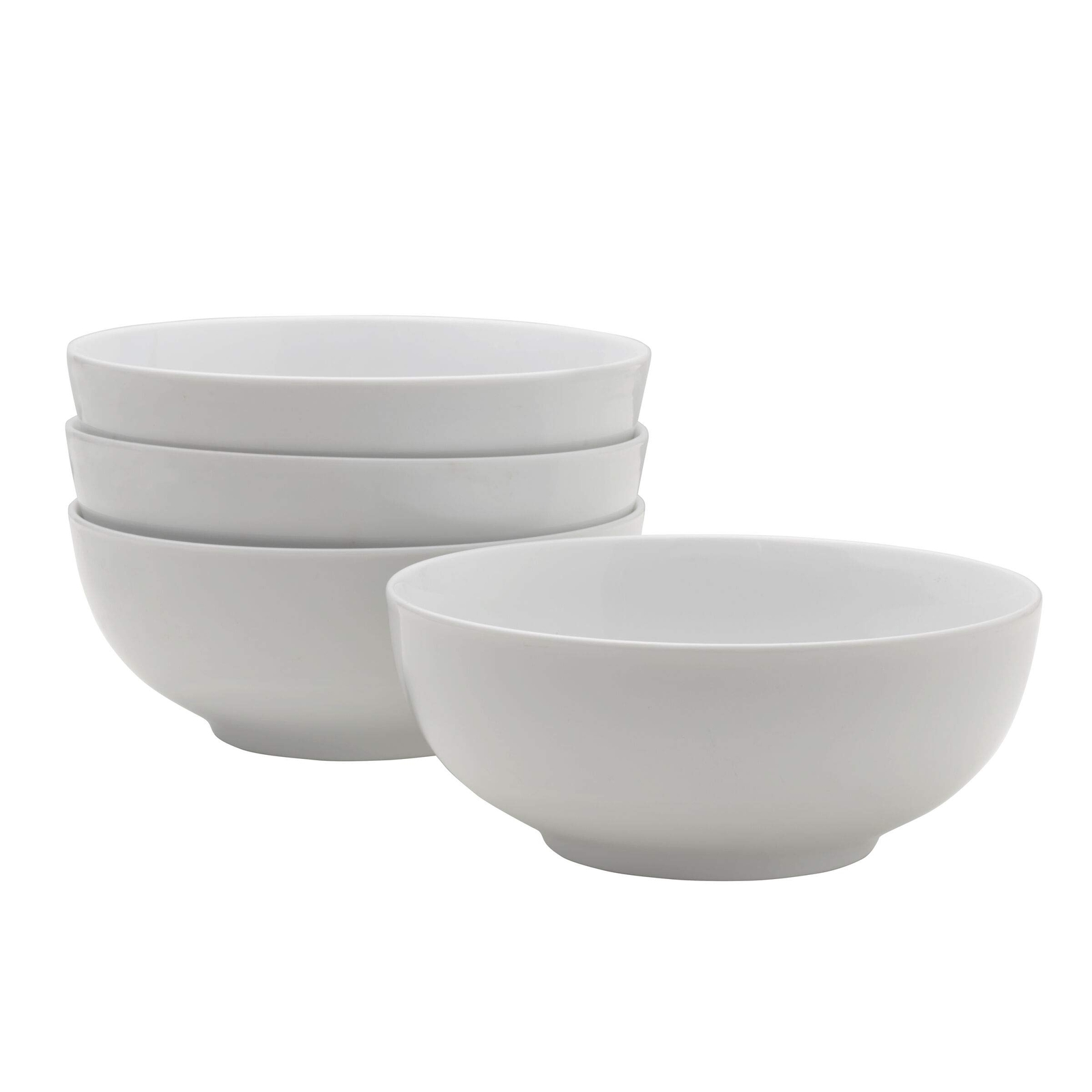 Soup and Cereal Porcelain Bowls, Set of 4