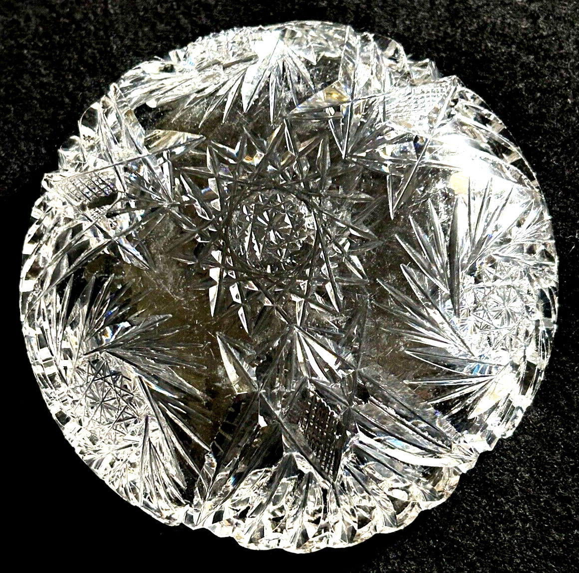 American Brilliant Period Cut Glass Bowl 5″ diameter (set of 6)