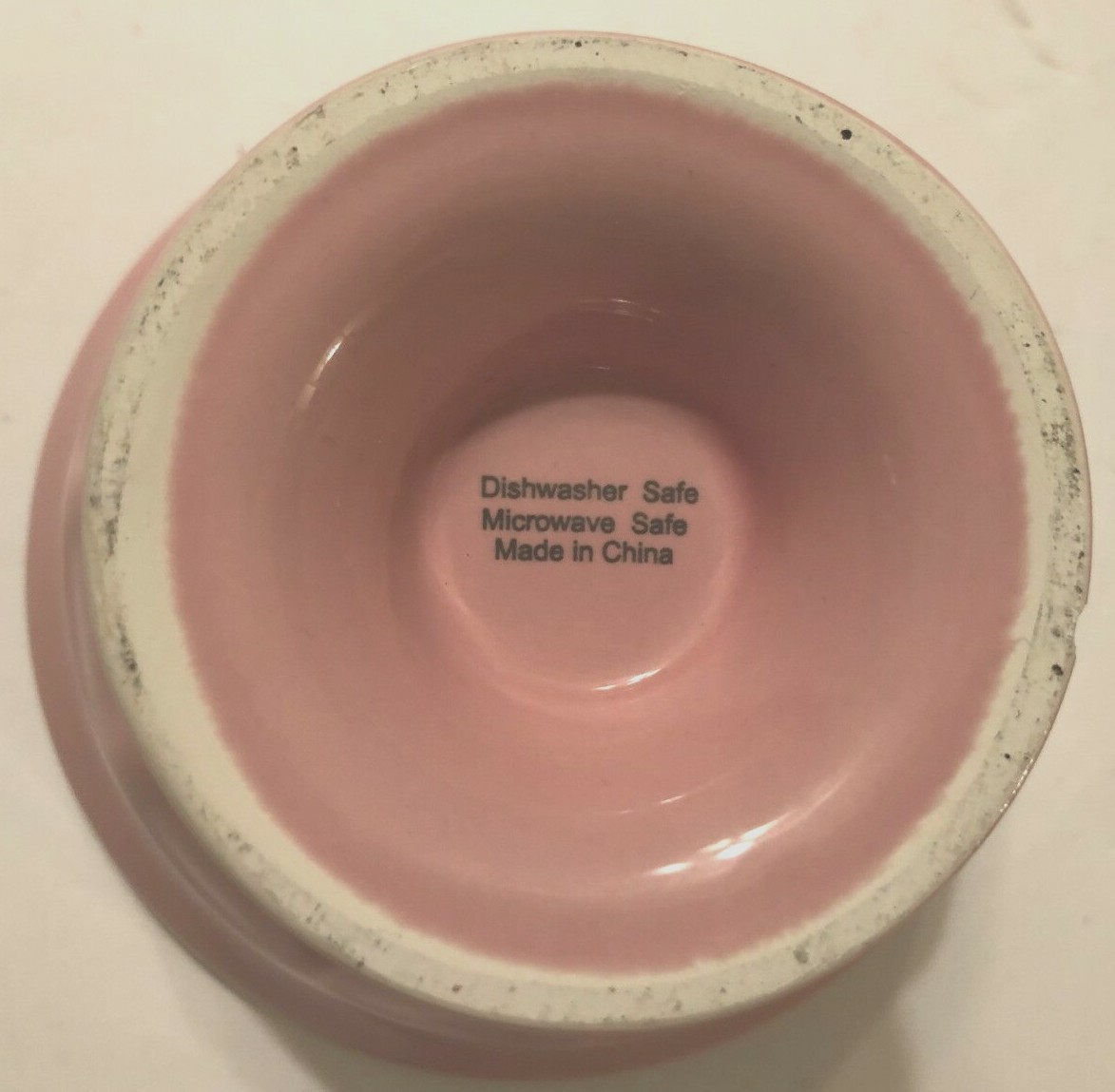 Set of 4 Ceramic Orange Green Pink Blue Cereal Dessert Glossy Stem Bowl