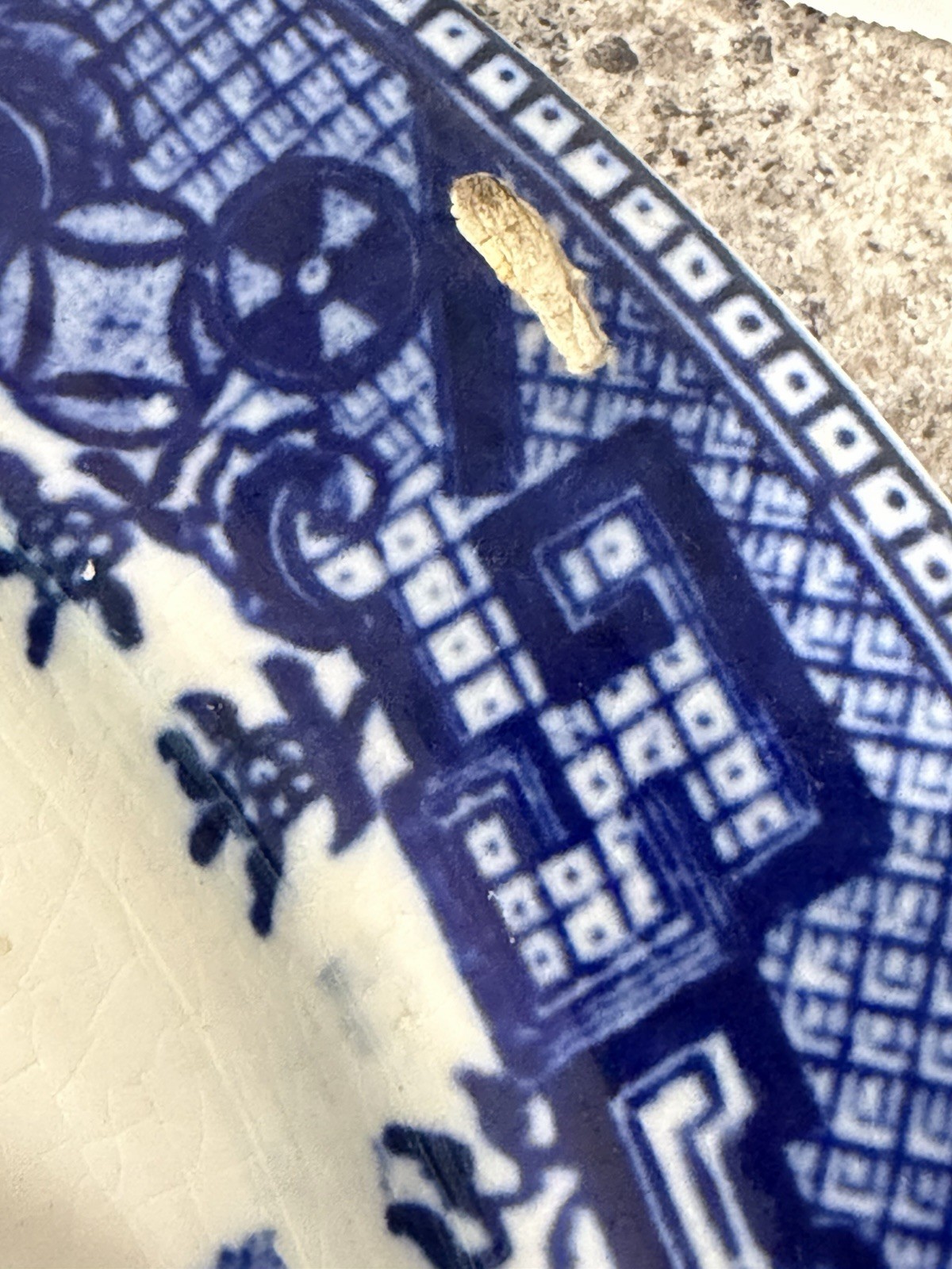 Vintage Blue & White Divided Plates Made in Japan Pre-Owned Qty: 8