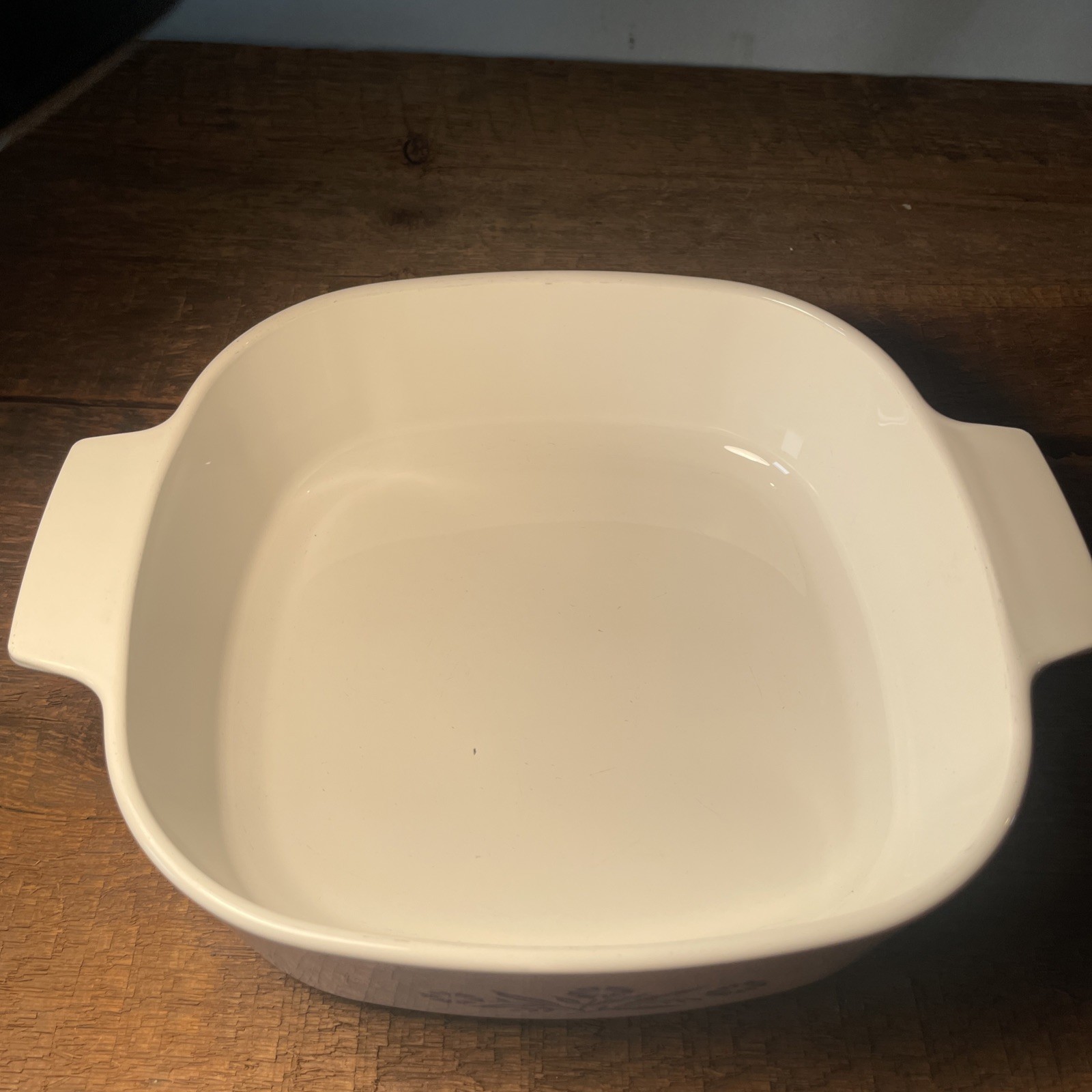 Vintage Corning Ware A-2-B Blue Cornflower 1 Quart Casserole Dish No Lid