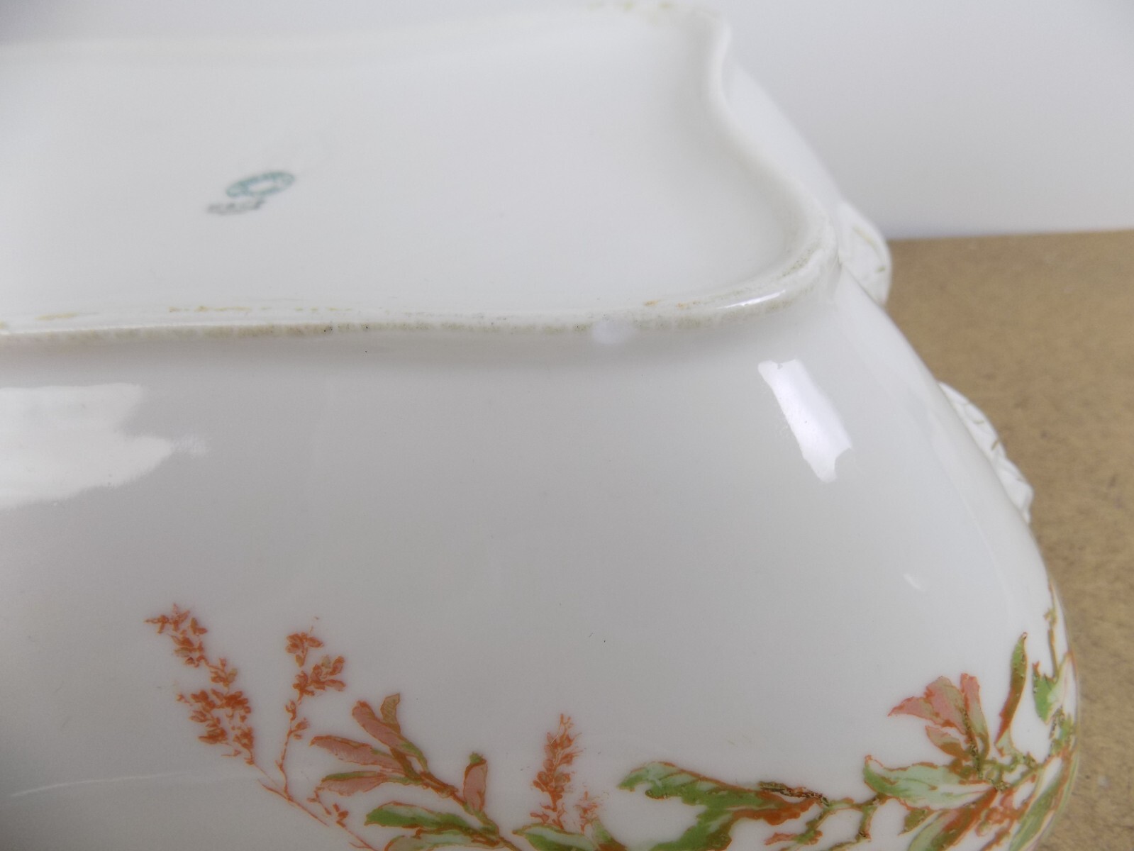 Haviland & Co. Limoges Porcelain Meadow Visitors Tureen Serving Bowl Birds