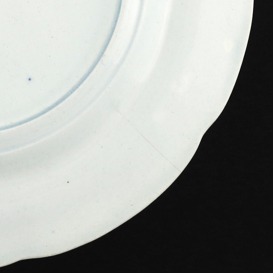 Scarce Antique Historical Staffordshire Dark Blue Transferware NEW YORK Plate