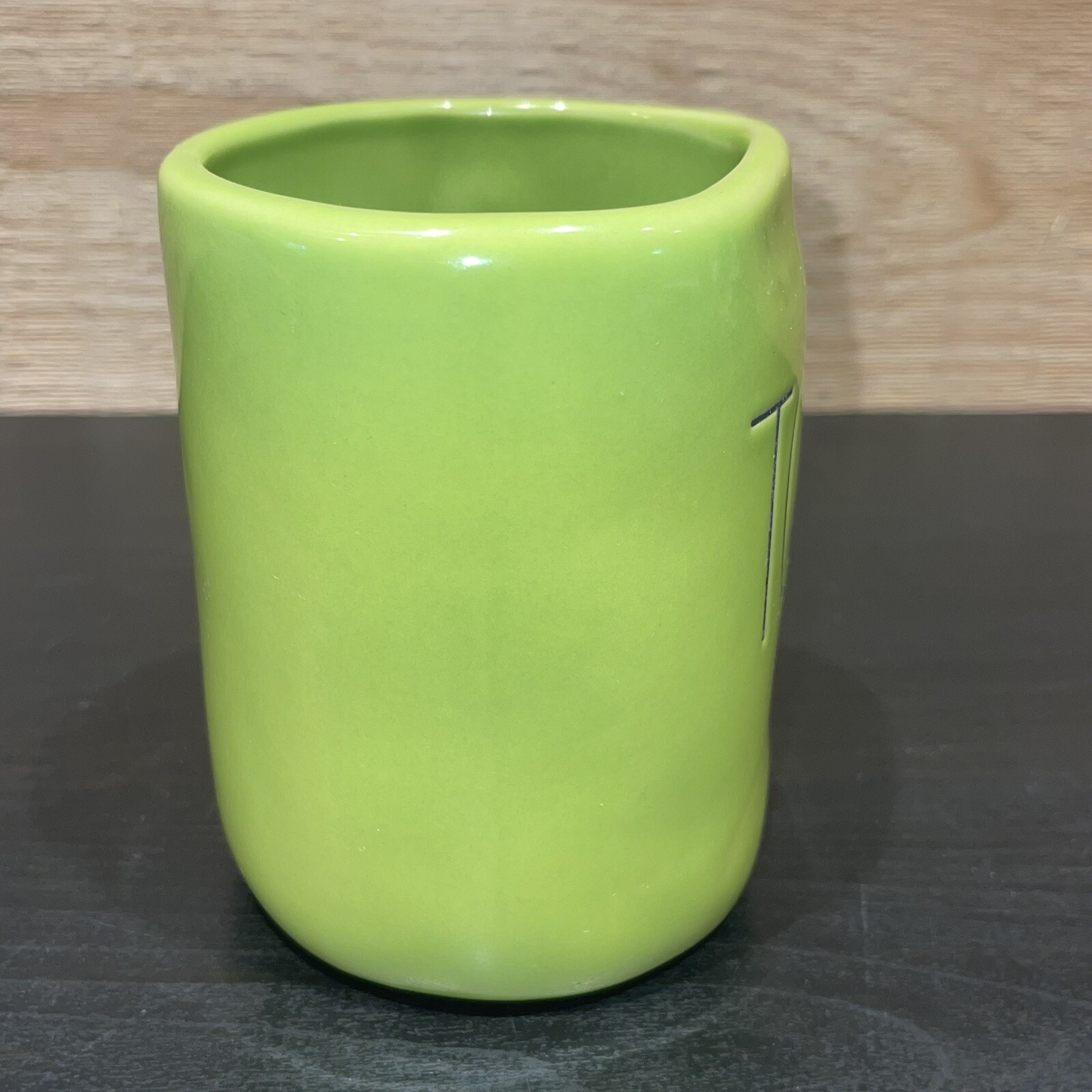 RAE DUNN by Magenta Green Halloween TOXIC Coffee Mug Cup Holiday Decor NWT HTF