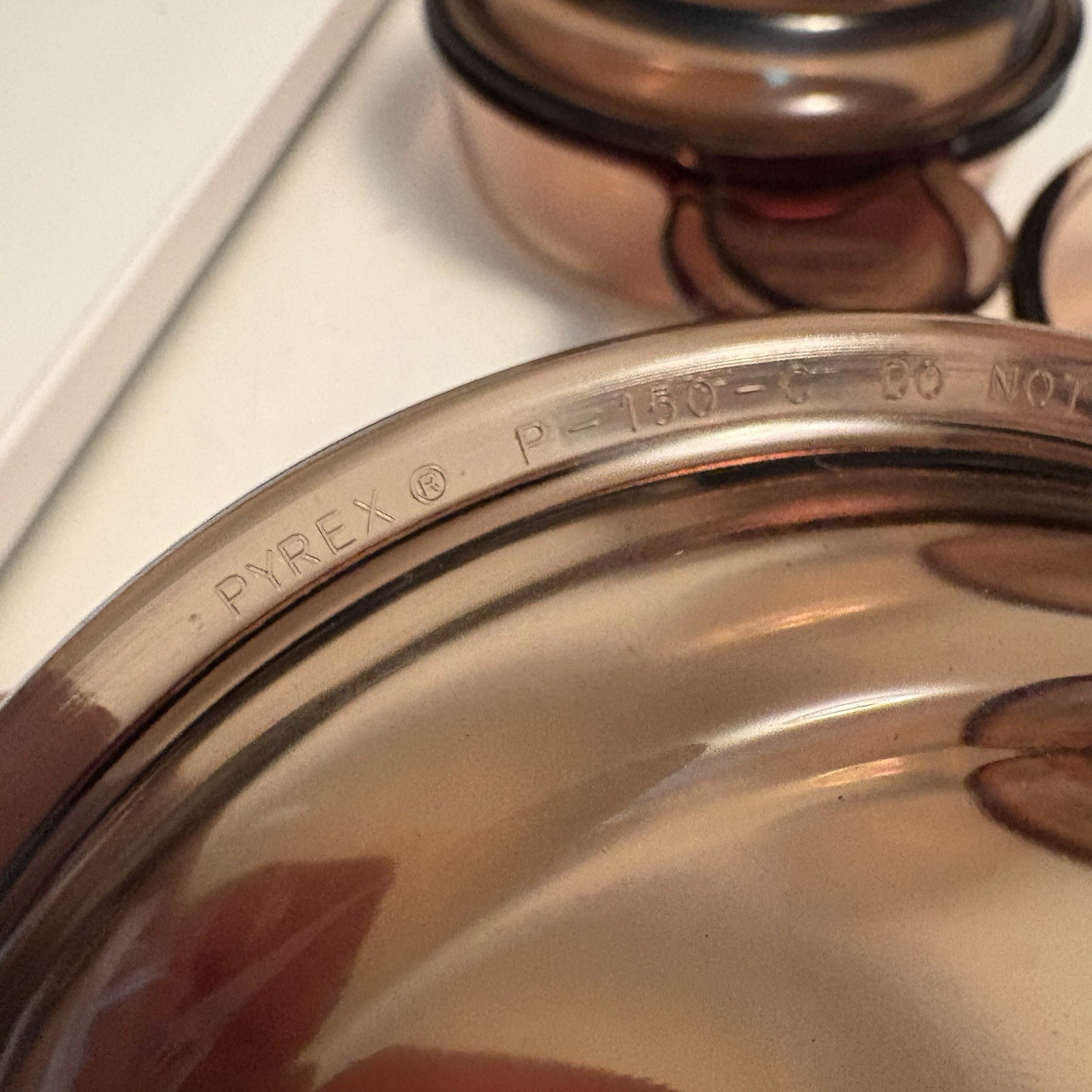 Set of 2 Corning Ware Visions Grab It Round Bowls V-150-B with P-150C Glass Lids