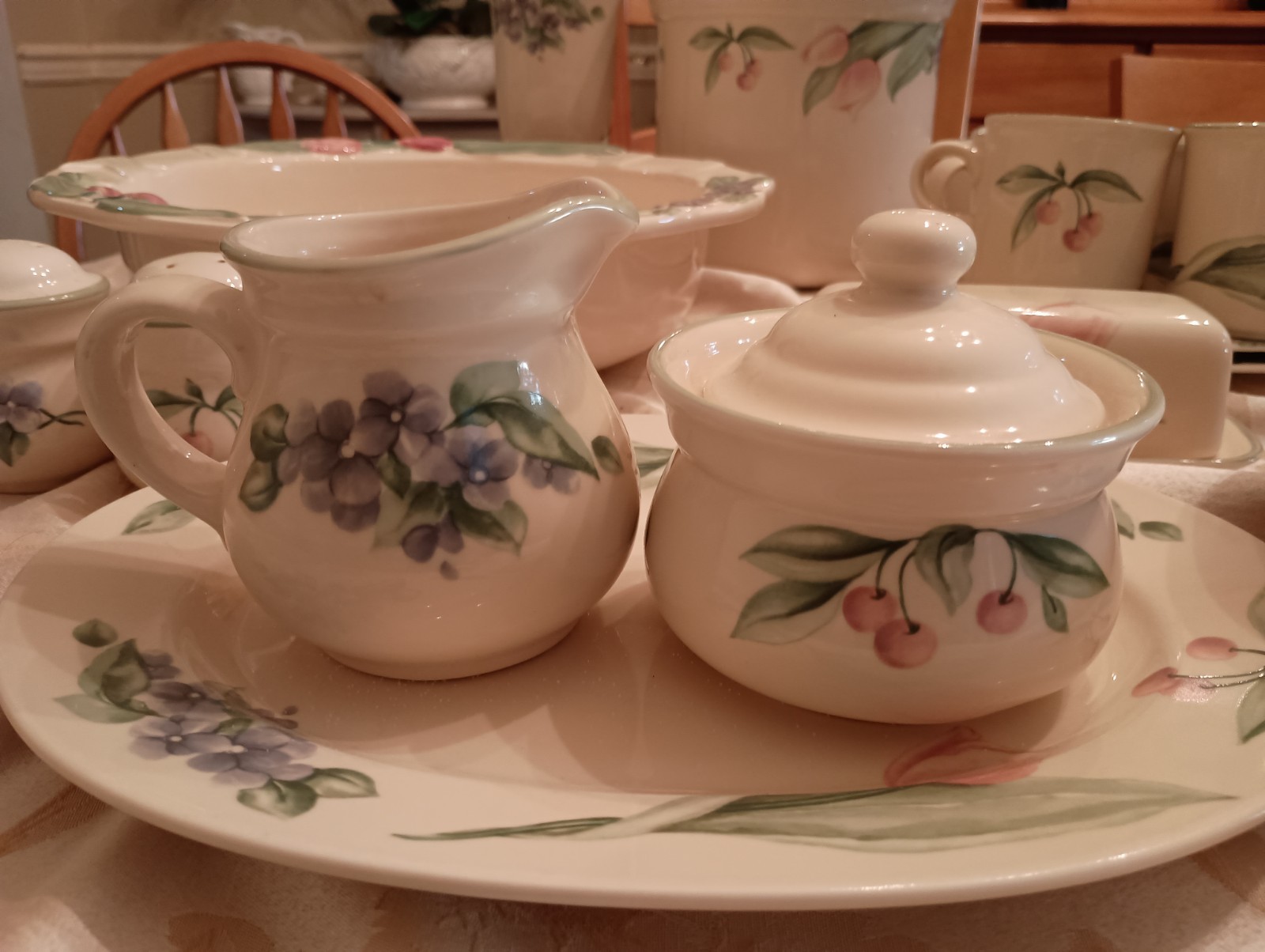 Pfaltzgraff Garden Party Items, Listed Here As a group But Willing To Split Set