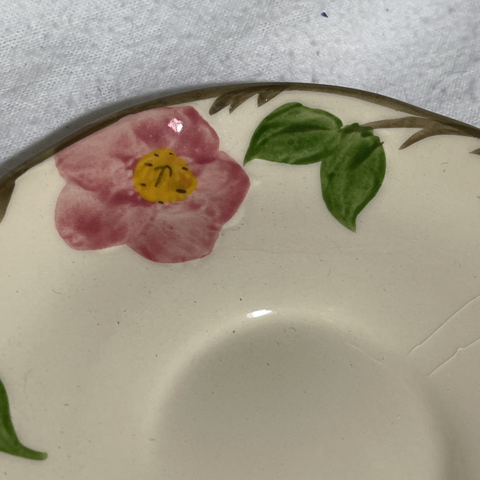 Vintage Franciscan Desert Rose Saucer Only California USA
