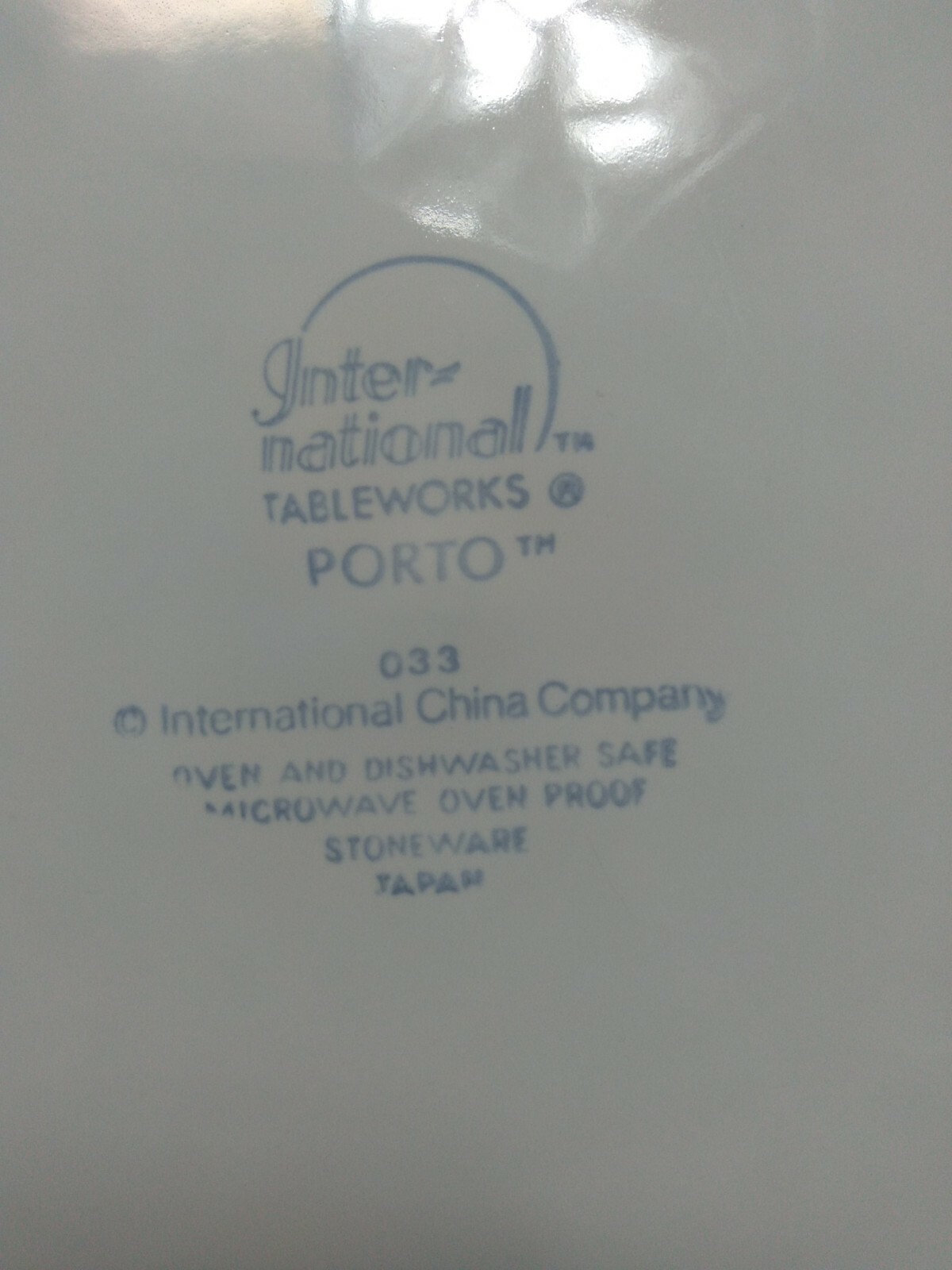 4 International China Porto Salad/Dessert Plate #033 TableWorks 7.75″D