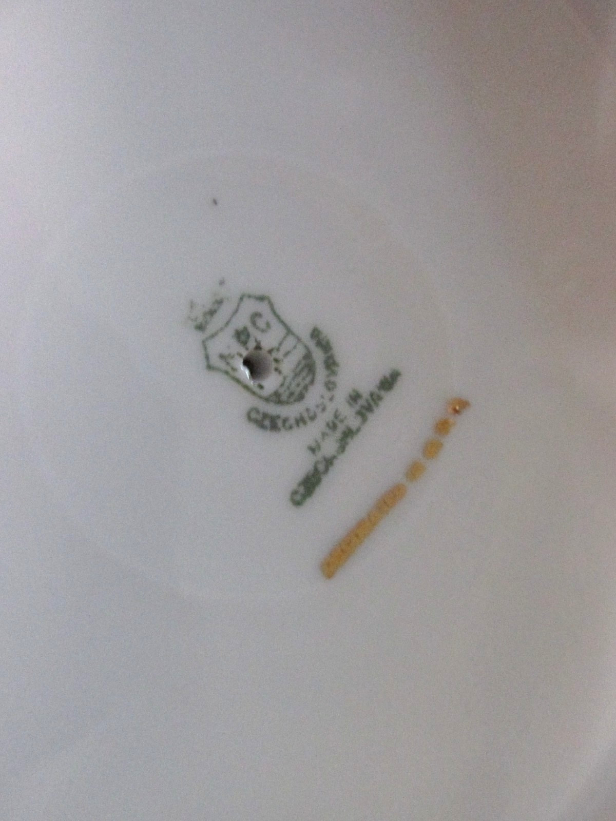 J. S. Maier & Co. Gold & Cobalt Blue Covered Serving Dish