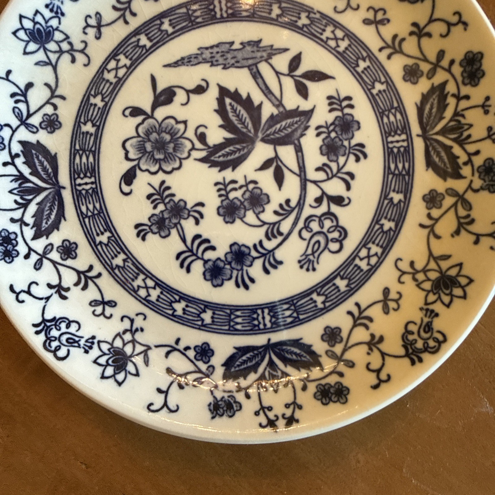 VTG Porcelain 6″ Saucer Made In Japan Blue Onion Pattern Tea Coffee Replacement