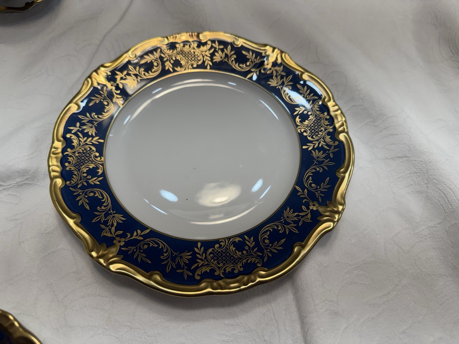Weimar “Katharina” Trio Tea Set, Blue, Germany 1950-1959