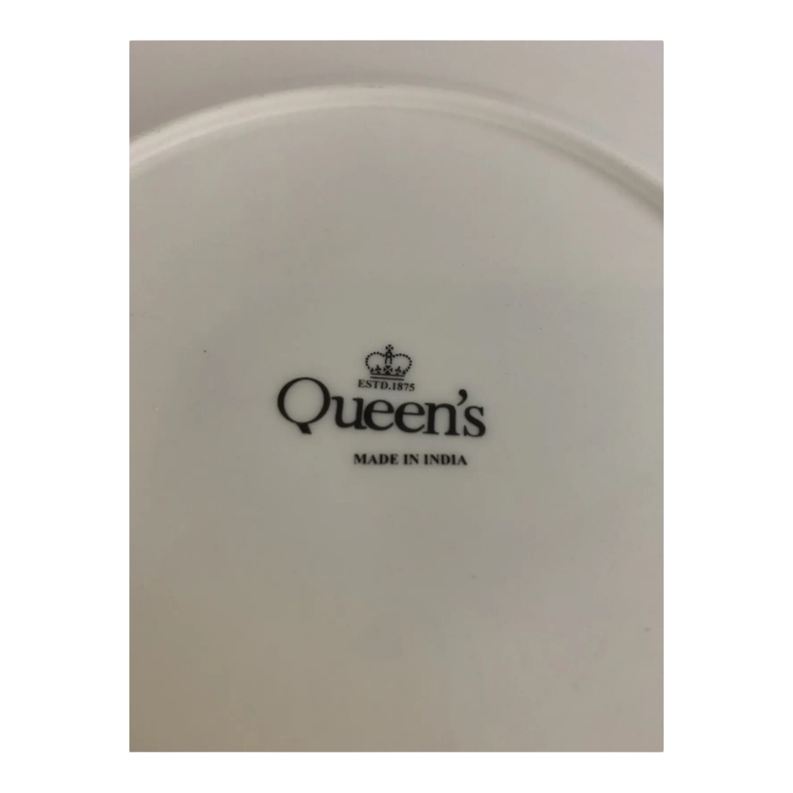 Queens Baby Boy Small Plate Childs A Gift For a Boy Made In India 7.75”