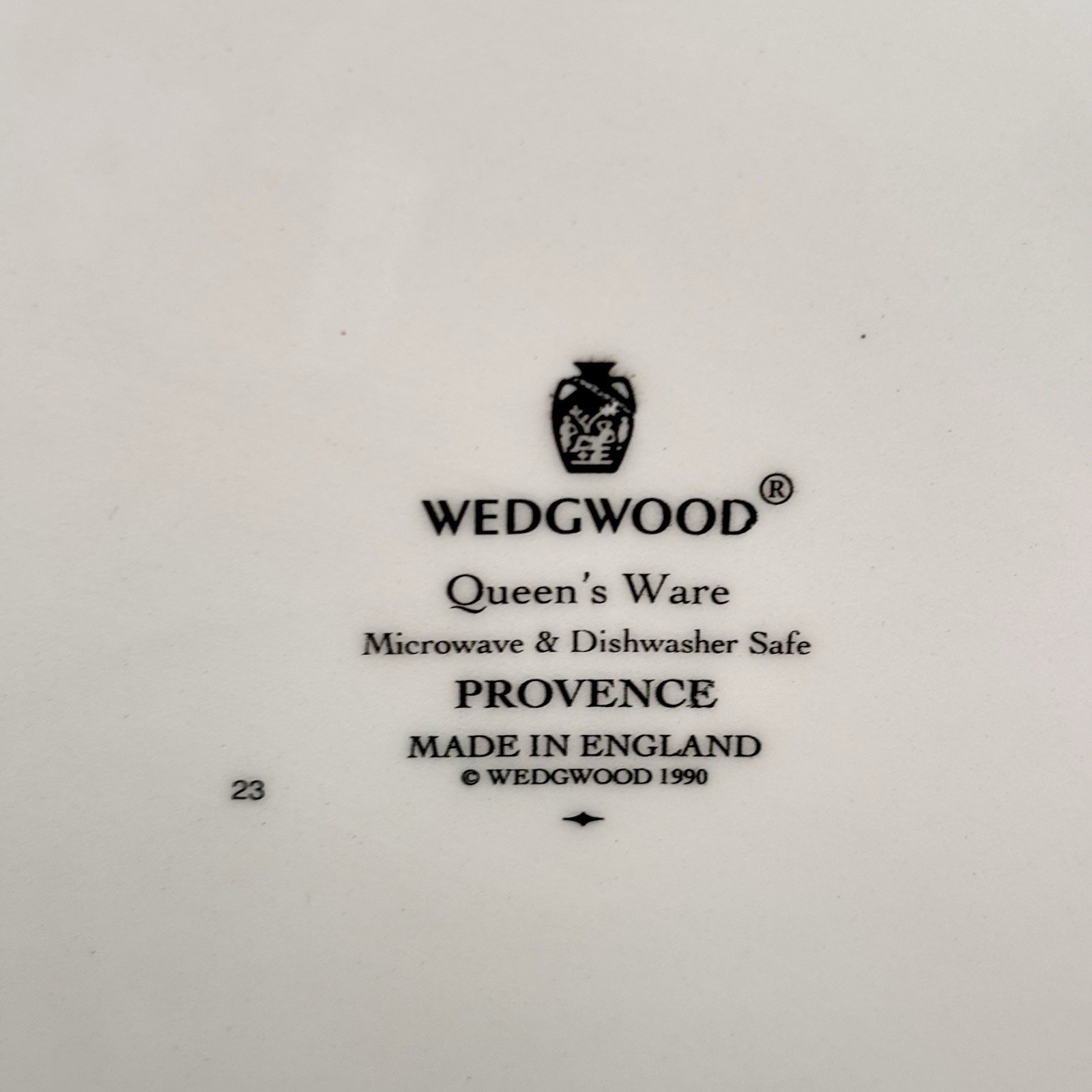 Vtg Wedgwood Provence Queen’s Ware Dinner Plates Set Of 4 Fruits Border England