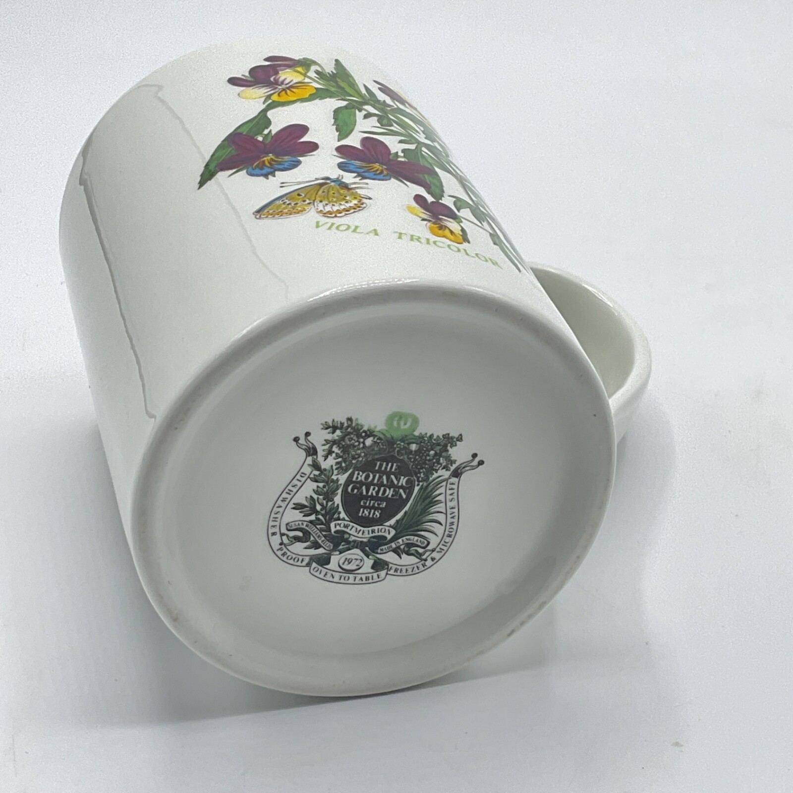 Portmeirion Mug BOTANIC GARDEN VIOLA TRICOLOR Coffee Cup