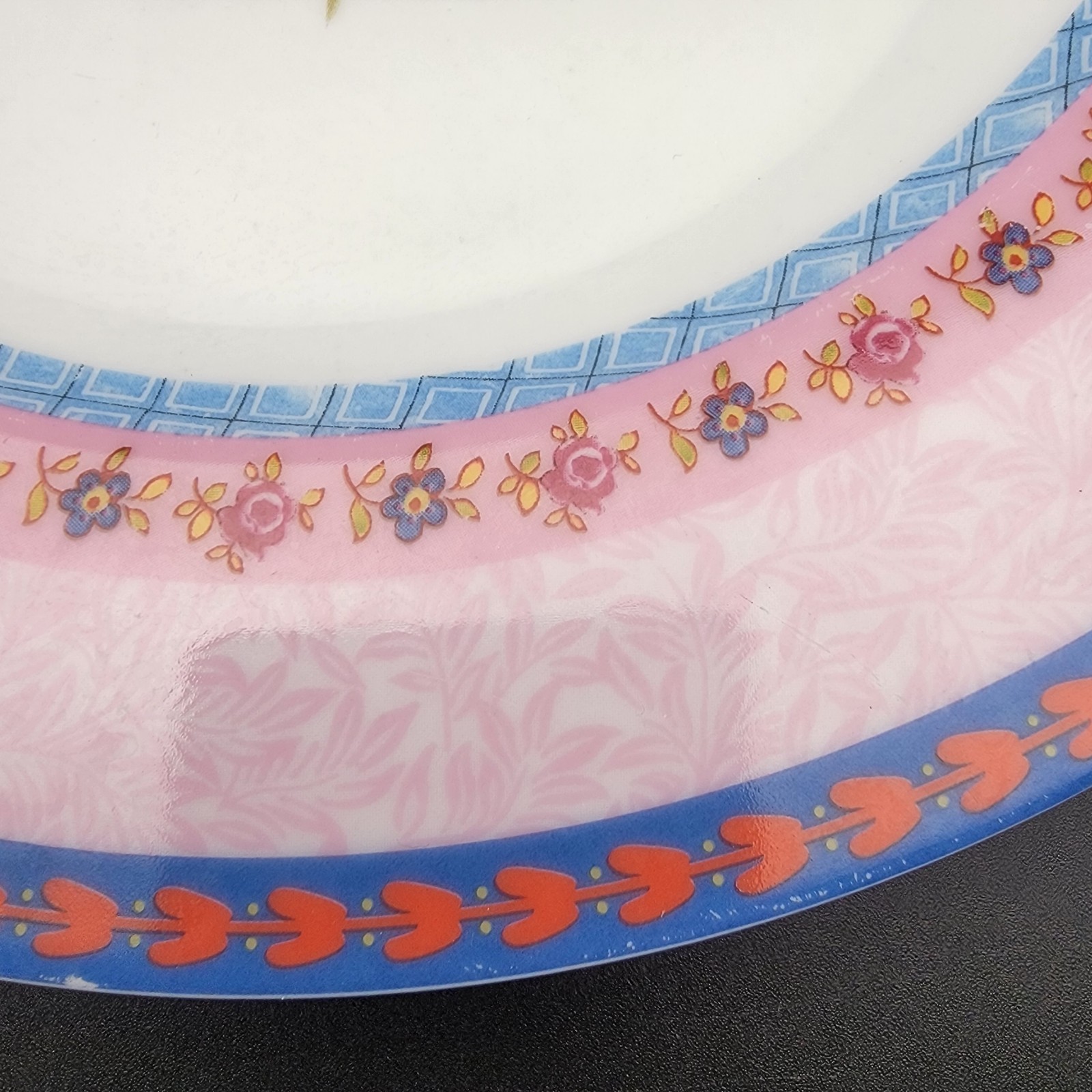Katie Alice Country Cottage Garden Dinner Plate floral Roses retired rare 11 In