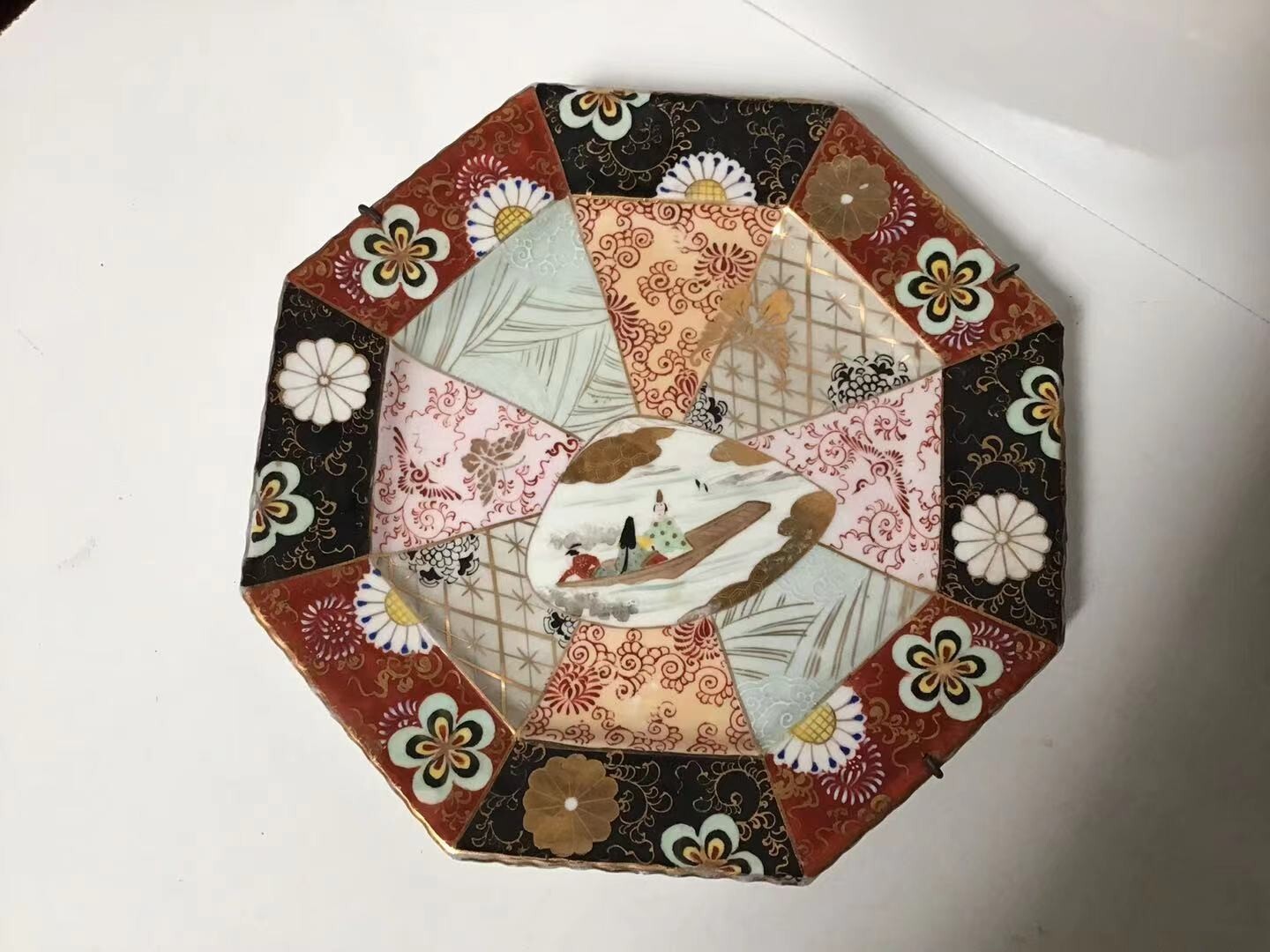 Vintage Antique Circa Early 20th Century Yokohama Japanese Porcelain Plate Mark