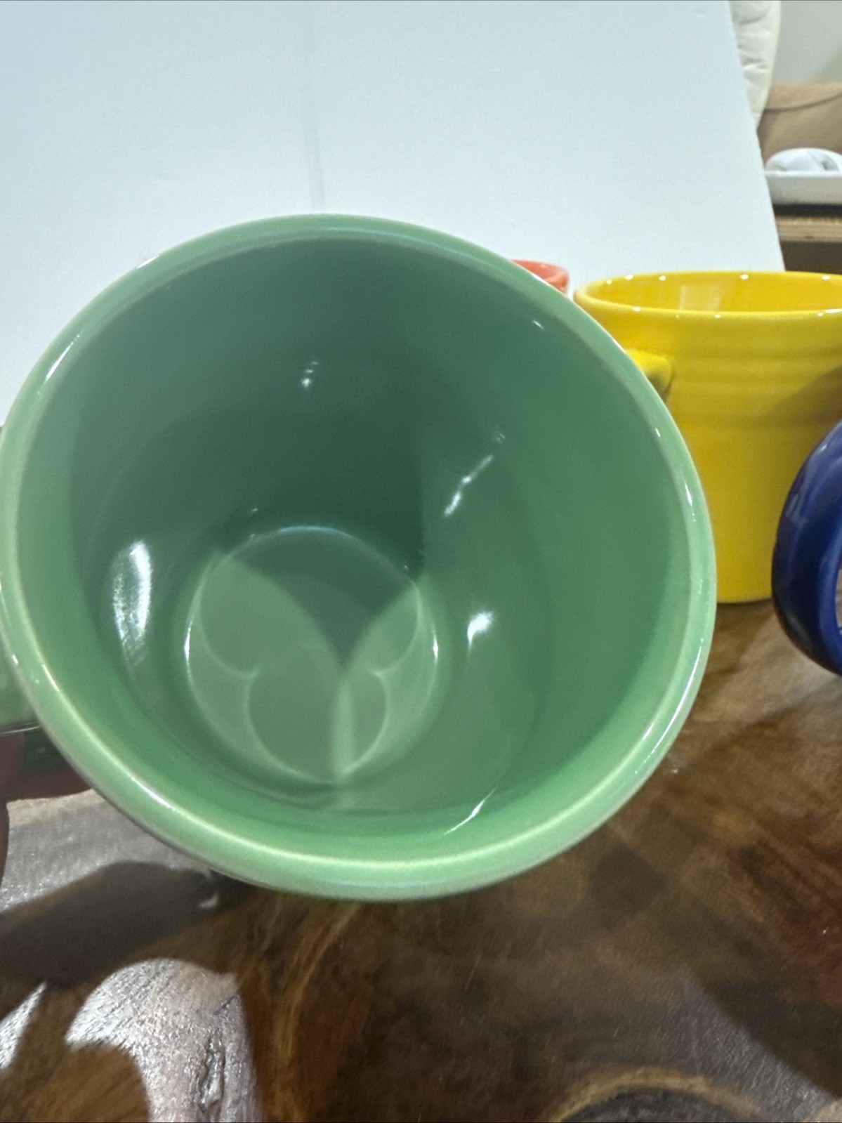 4 FIESTAWARE TAPERED MUG 15 oz Twilight Poppy Meadow Daffodil Mix