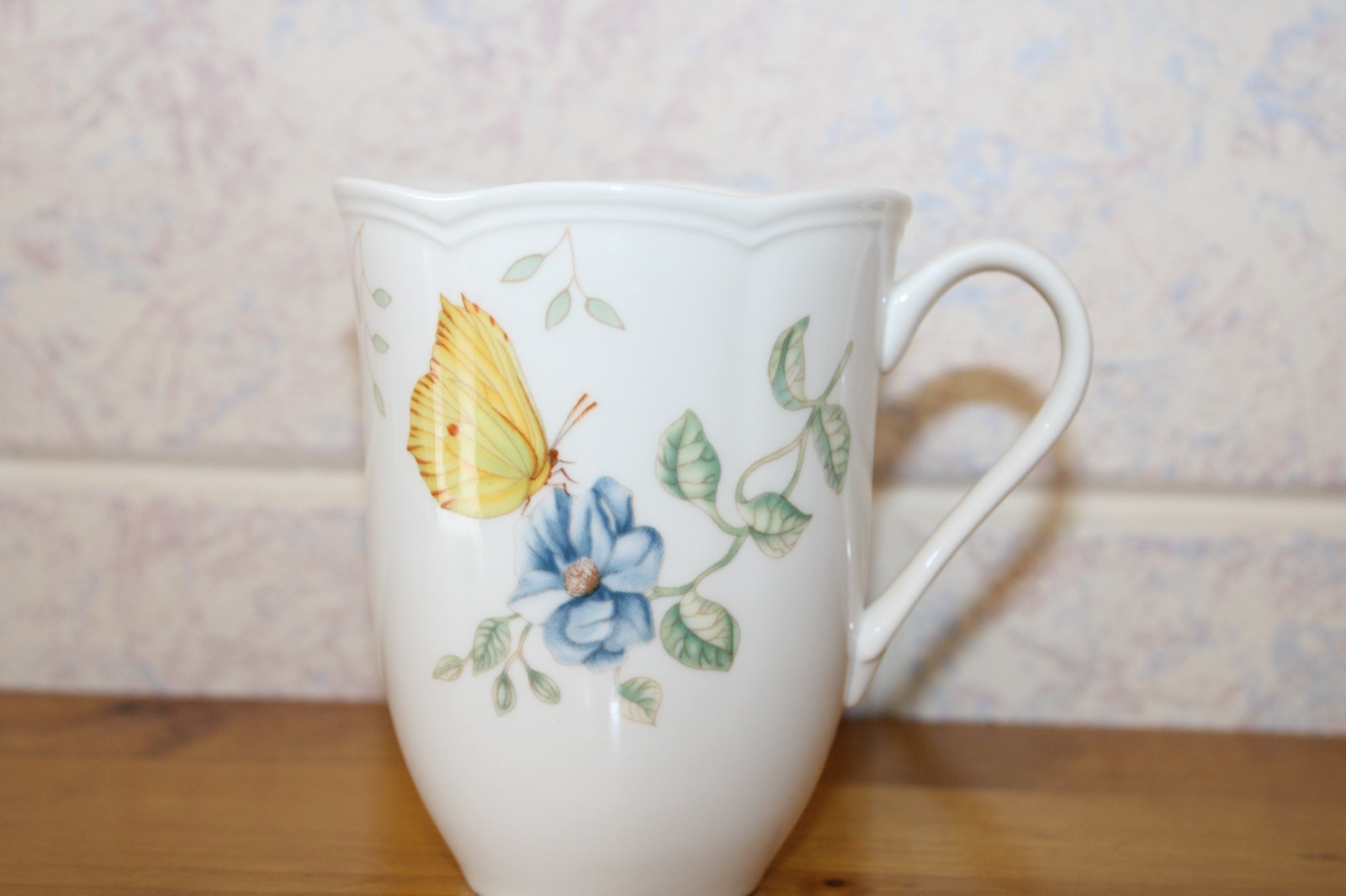Lenox® “Dragonfly” Bone China Coffee Cup Mug with Butterfly and Bee