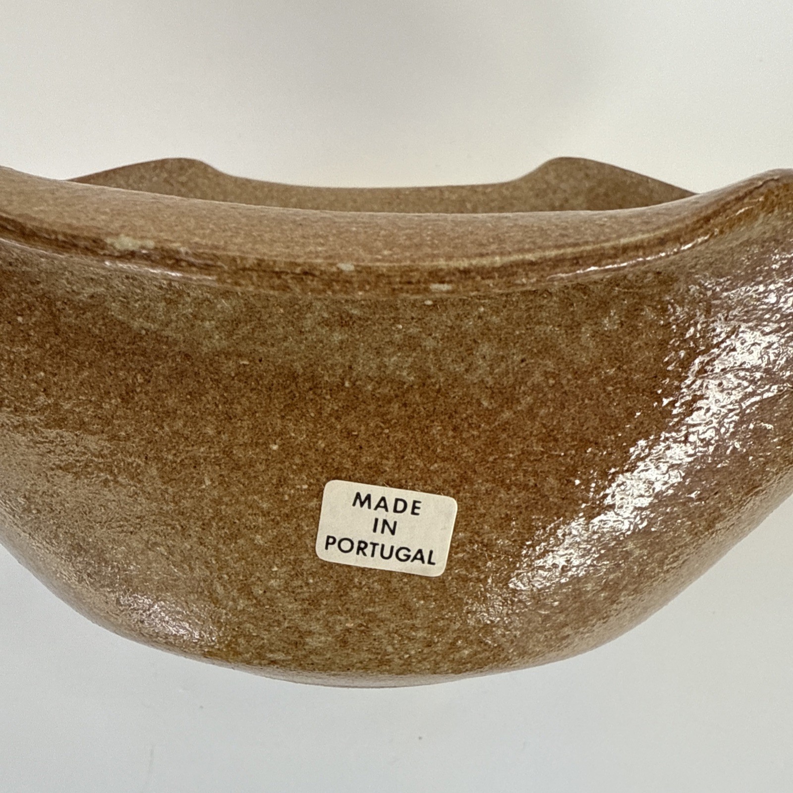 Hand Made In Portugal Stoneware Casserole Dish 7.5” x 5” GRES O Studio Pottery