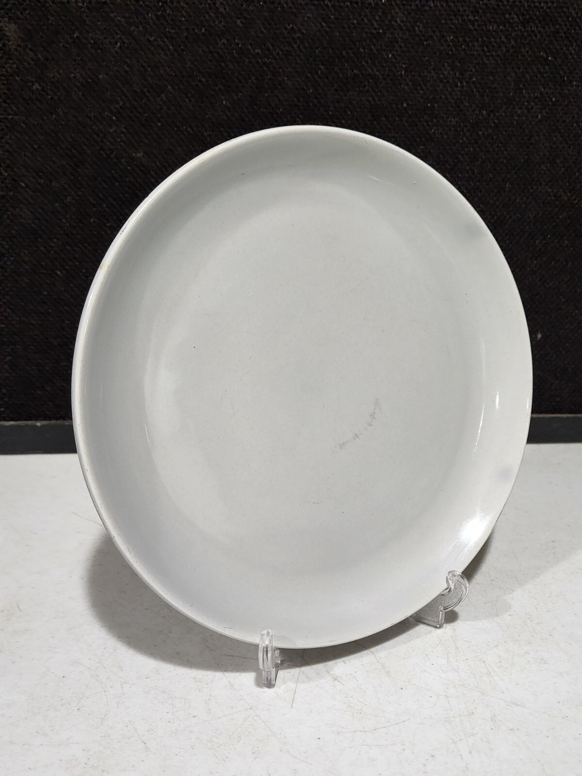 Vintage HOLLYDALE California Malibu Modern GRAY Salad Plate Pottery