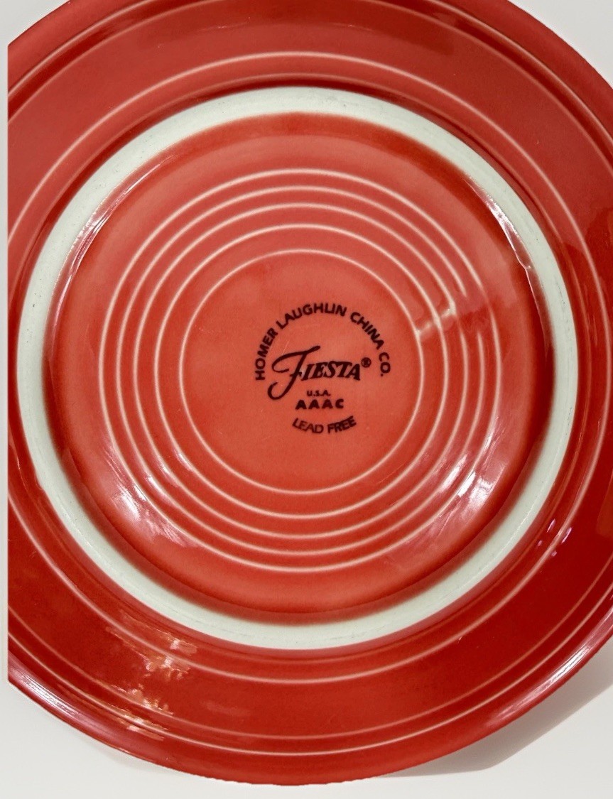 FIESTAWARE Homer Laughlin Salad Plates Mixed Colors 7 1/4” Lead Free Set Of 6