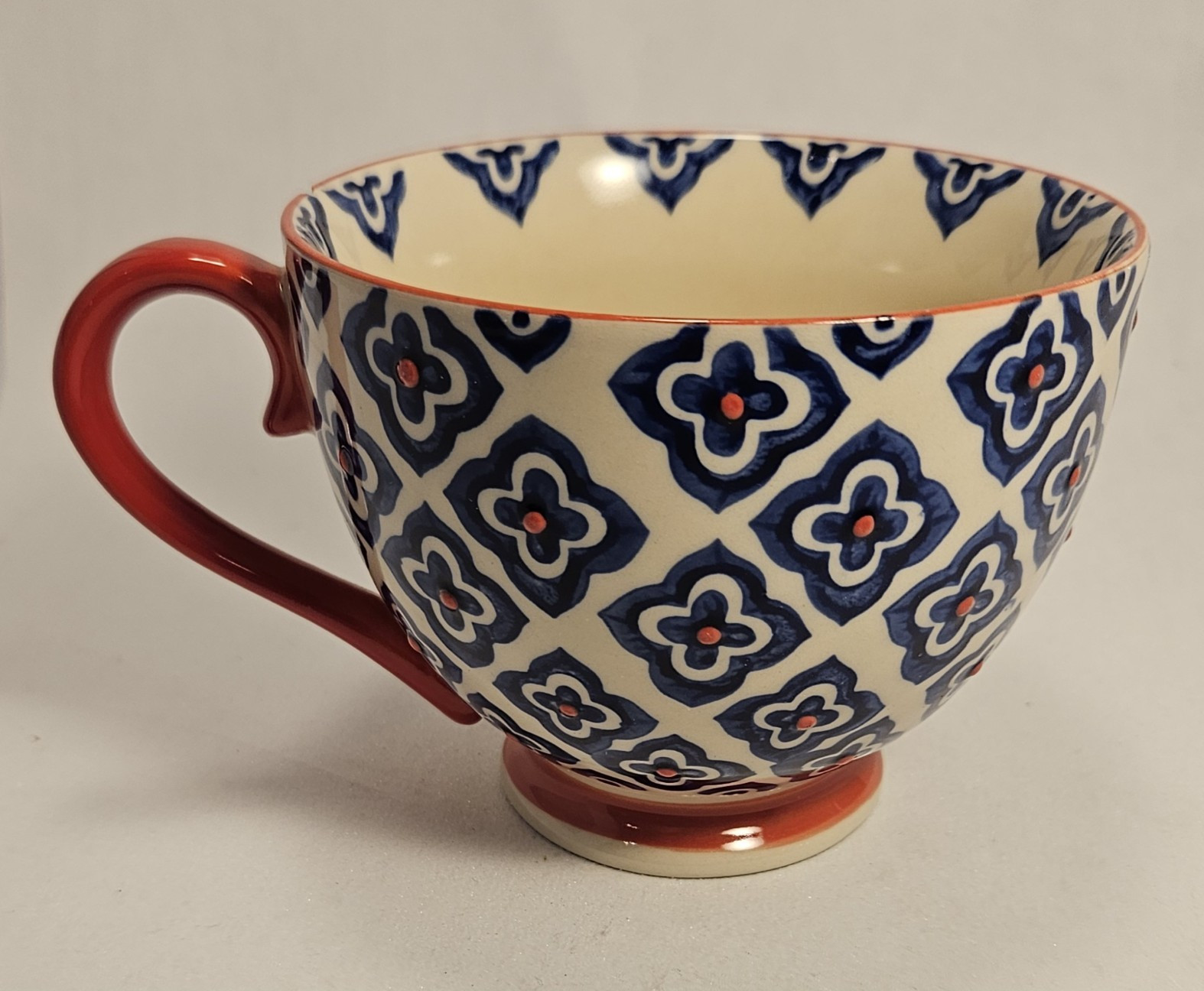 Yokohama Studio Hand Painted Floral Ceramic Mug