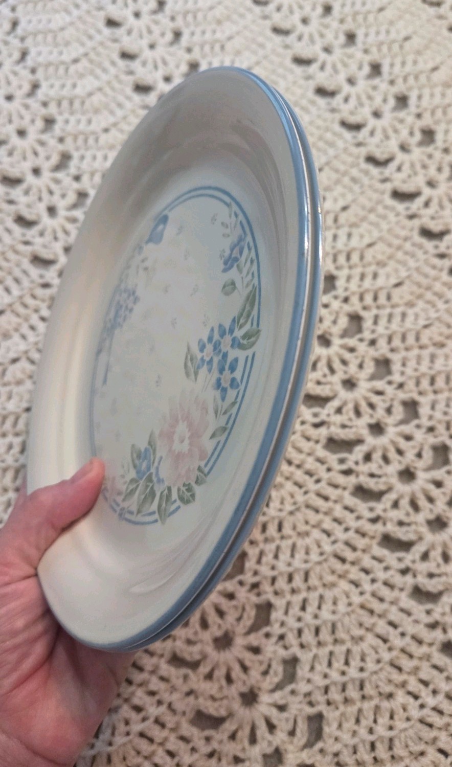 Set of 2- 8.5″ Corelle Symphony Luncheon Plates Pair