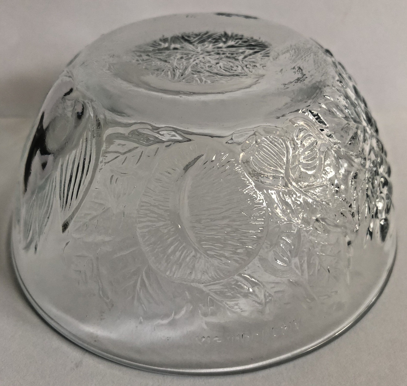 Vtg KIG Indonesia Fruit Garden Bowl 5″ Clear Glass 12 Available Sold Separately