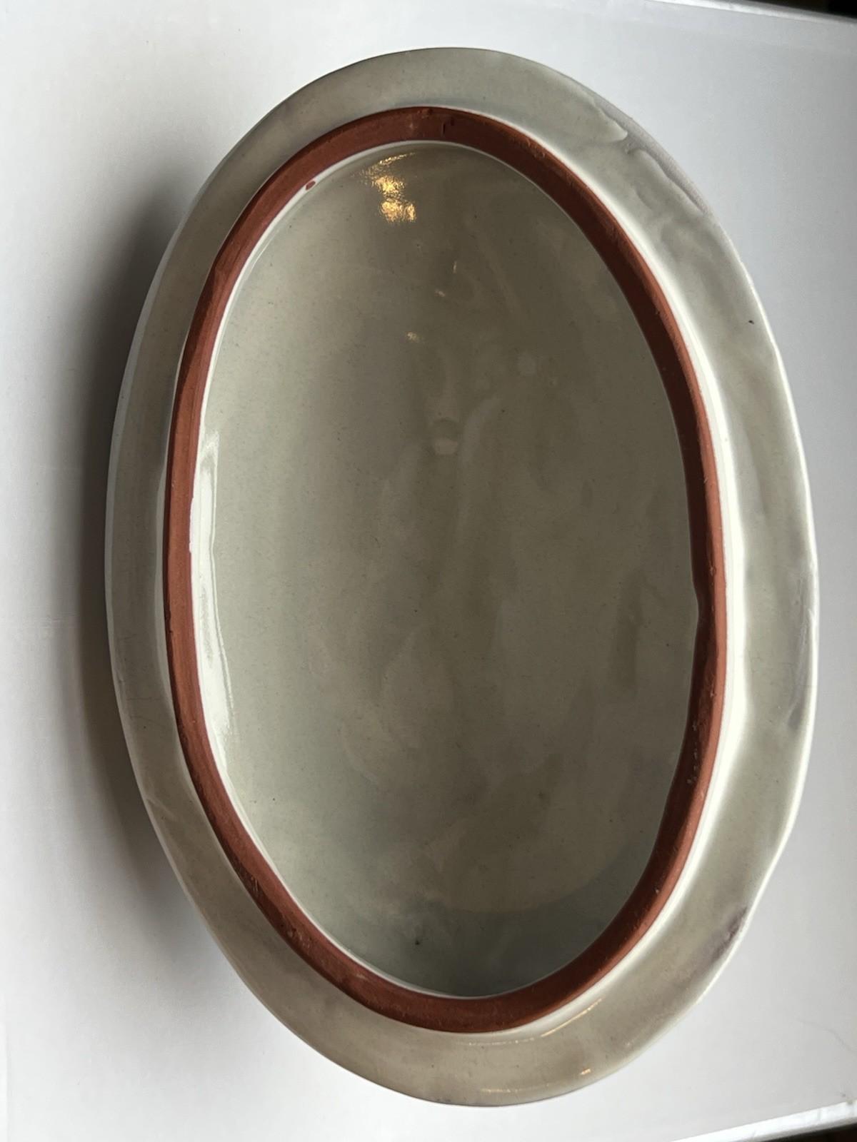 MacKenzie-Childs Taylor King Ferry Chowder Bowl With Lid 7″x5″x5″ Terracotta