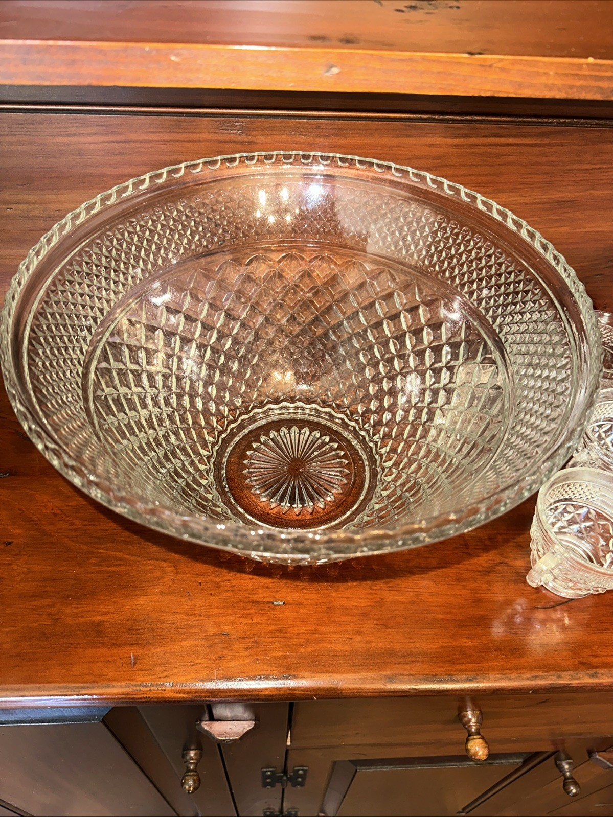 Wexford Punch Bowl And 13 Cup Set