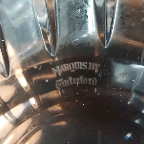Waterford Marquis Crystal QUADRATA Made In Poland Approx 7″ × 9 1/2″ in diameter