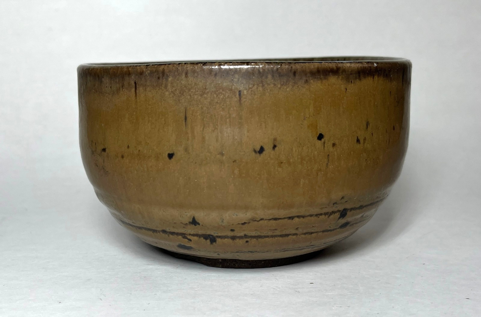 Vintage Artist Marked Studio Pottery Stoneware Bowl