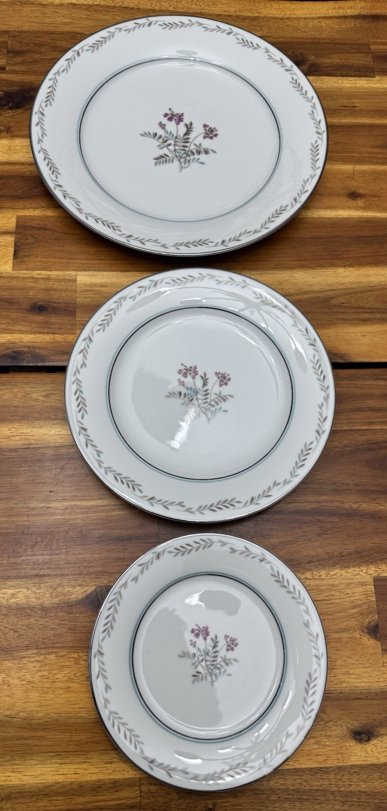 Vtg Noritake China 5608 “Bryce” 56 Piece Set – 8 Place Settings, Floral Pat. EUC