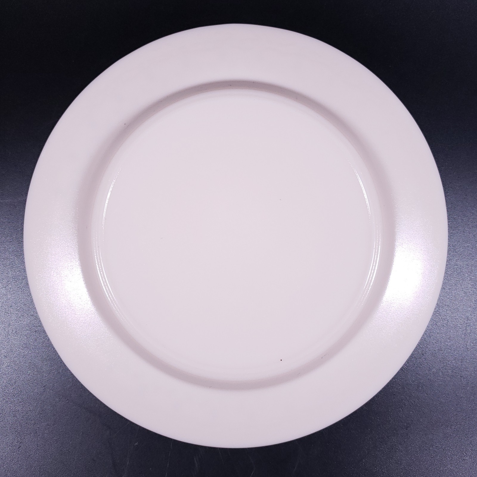 IKEA PARADISISK Off White Shell Pink Floral Tempered Glass SALAD PLATE SET