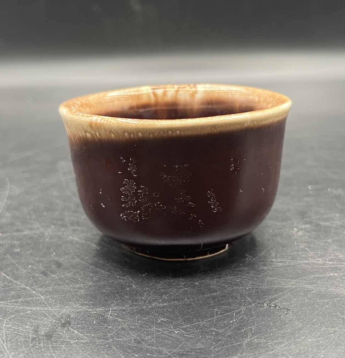 McCoy Pottery Bowl Brown Drip Glaze #7010 USA Vintage 3.5”