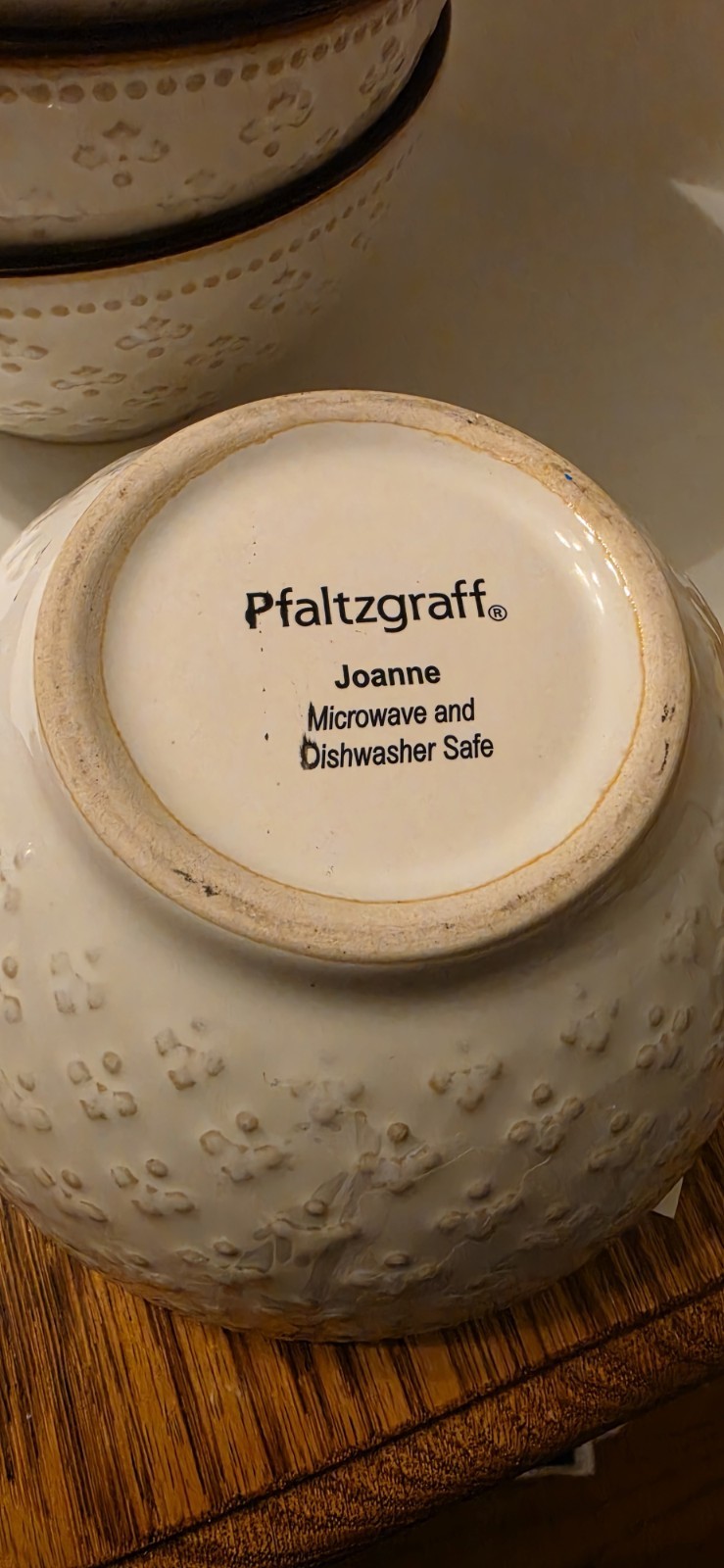 PFALTZGRAFF JOANNE SOUP CEREAL BOWLS LOT OF (4) 5.3″