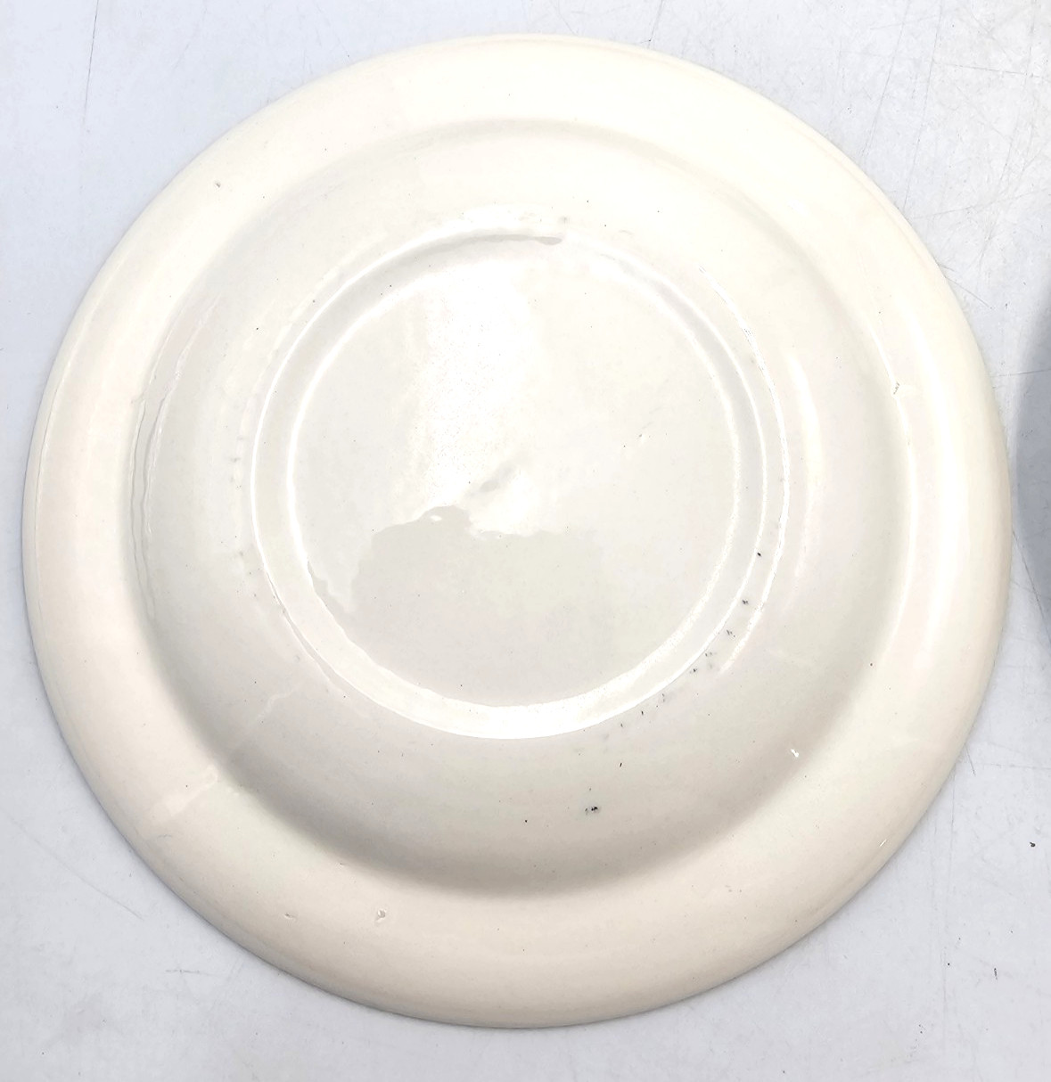 Currier & Ives Blue and White Ceramic Salad Plate 7 ” Country Lot of 4