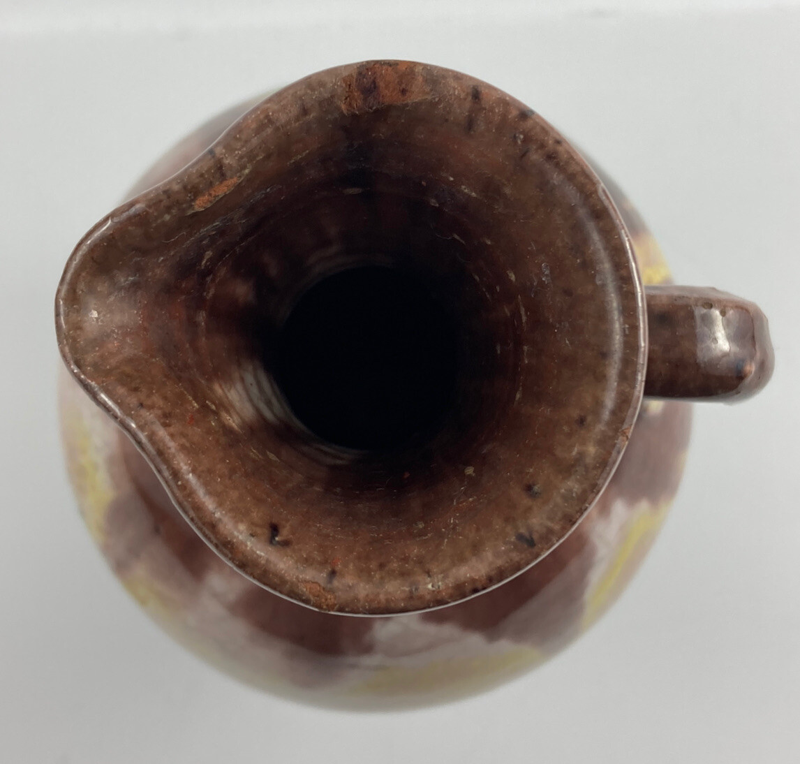 North Carolina Pottery Syrup Pitcher Jug