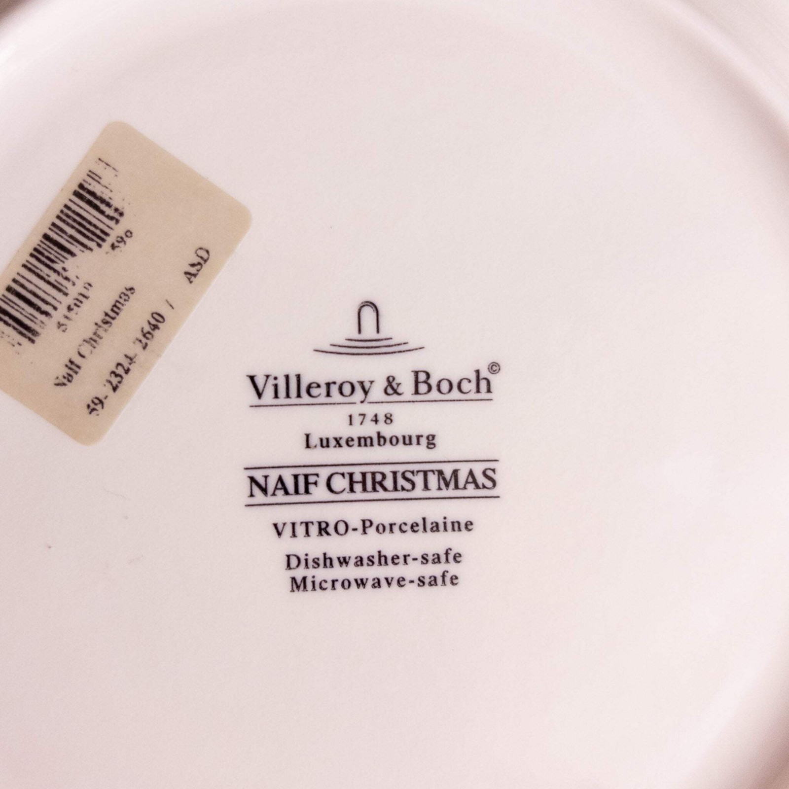 Villeroy & Boch Naif Christmas Salad Plate 8.25″
