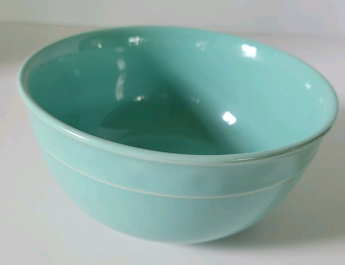Food Network Fontina Seafoam Blue Aqua Soup Cereal Bowl Stoneware 9952466 EUC 6″